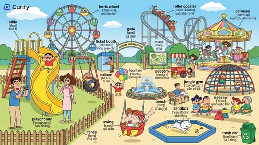 Nano Banana Prompt: Scene Vocabulary Learning Diagram Generator | Curify AI