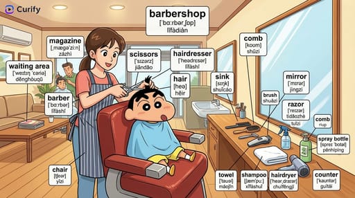 Nano Banana 提示词：场景单词学习图生成器｜Curify AI