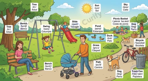 Nano Banana Prompt: Scene Vocabulary Learning Diagram Generator | Curify AI