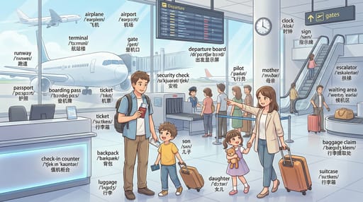 Nano Banana Prompt: Scene Vocabulary Learning Diagram Generator | Curify AI