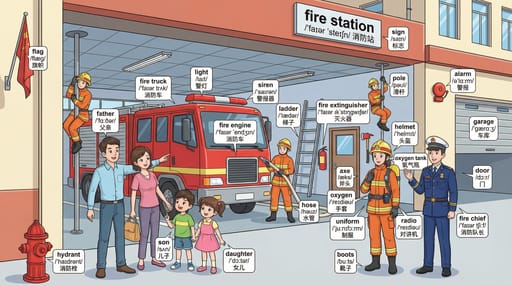 Nano Banana 提示词：场景单词学习图生成器｜Curify AI