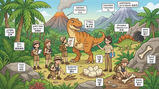 Nano Banana 提示词：场景单词学习图生成器｜Curify AI