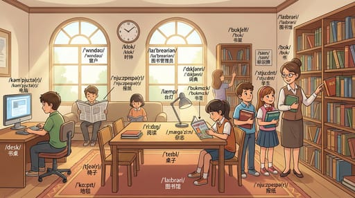 Nano Banana 提示词：场景单词学习图生成器｜Curify AI