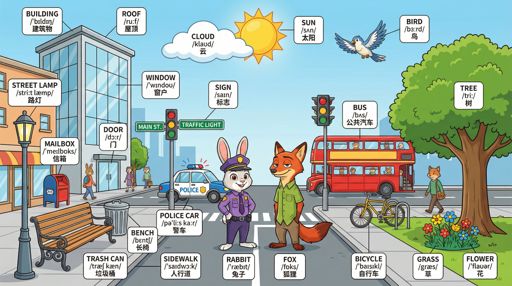 zhudi and nick in zootopia