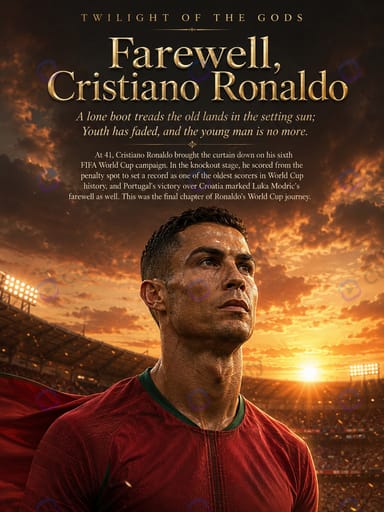 cristiano ronaldo solo farewell