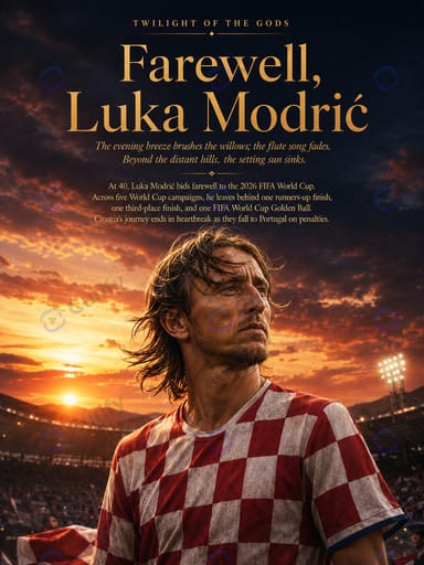 luka modric solo farewell