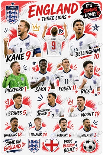 Nano Banana Prompt: World Cup Team Sticker Poster Generator | Curify AI