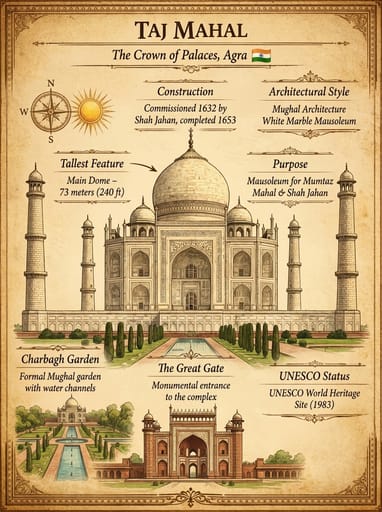 Nano Banana 提示：世界地标复古信息海报生成器 | Curify AI