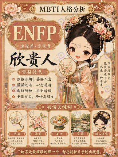 Character MBTI Poster