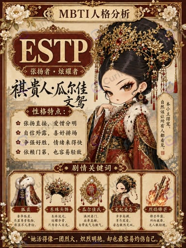 Character MBTI Poster