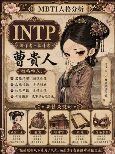 Character MBTI Poster