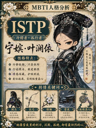 Character MBTI Poster