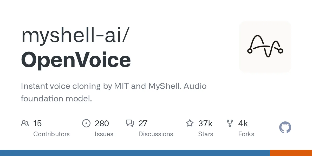 OpenVoice homepage